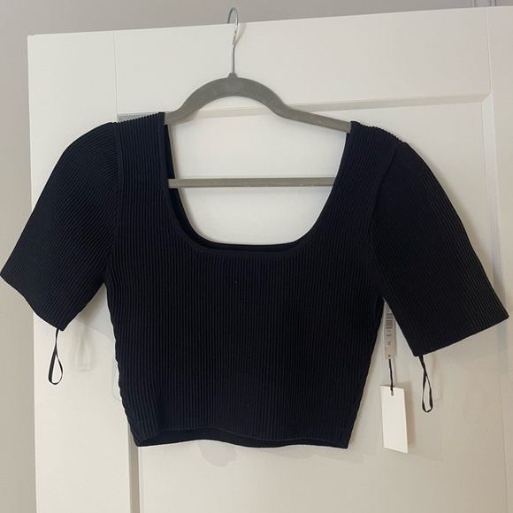 Babaton Sculpt Knit Square Neck top - size M - Picture 3 of 4